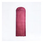 Saco De Dormir Allpa 2 Em 1 Vira Cobertor 220x70cm - Hawapi Cor Vinho Localização Do Zíper Direita
