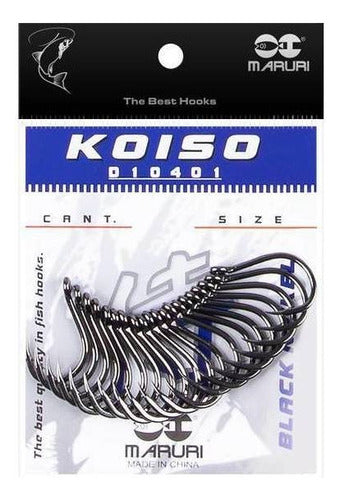 Anzol Koiso No16 Aço Carbono C/ 20 Unidades - Maruri