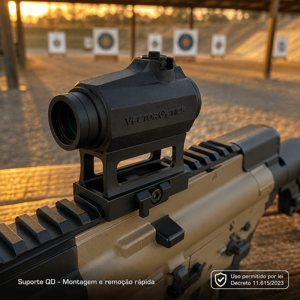 Red Dot Tático Vector Maverick 1x22 Gen 3 SCRD-38 MIL Ipx6