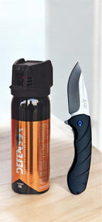 Kit Edc Spray Pimenta Canivete Tatico Defesa Pessoal Xv3452