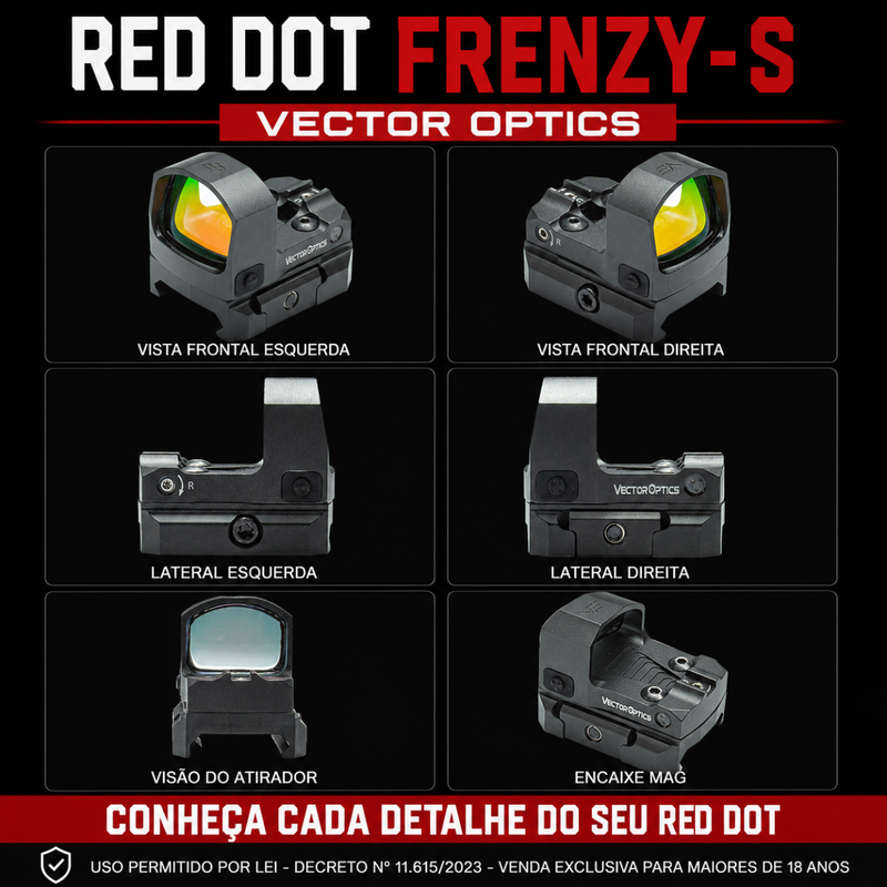 Red Dot Frenzy-S 1x17x24 Sensor Automatic Vector Optics