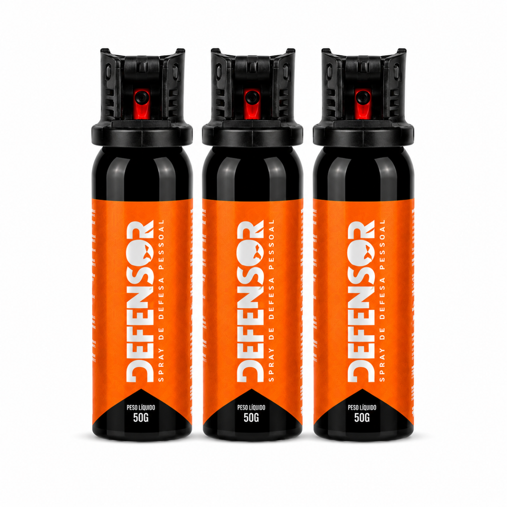 Kit 3 Spray Pimenta Condor Defensor Extra Forte Defesa