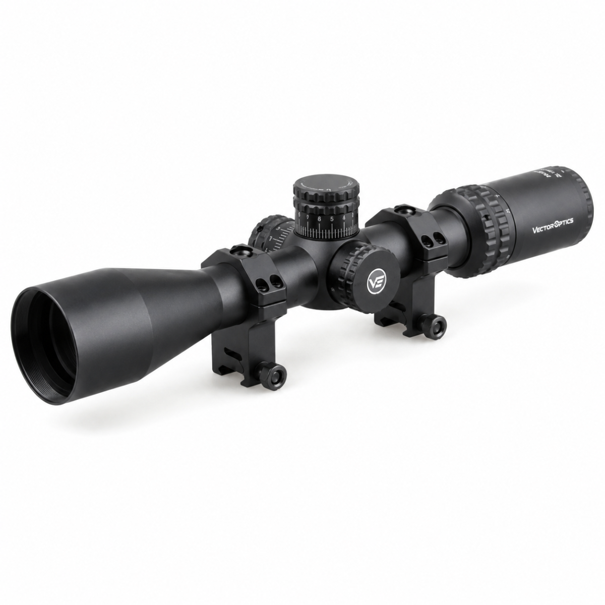 Luneta Vector Optics Hugo 3-12x44 Tubo 25,4mm 1/4 MOA