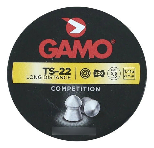 Chumbinho Gamo Ts-22 Longa Distancia Competition 5,5mm 200un