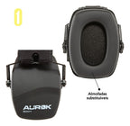 Abafador De Ruídos Aurok Sport Atenuação 25db Tiro Esportivo Cor Preto Preto