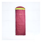 Saco De Dormir Allpa 2 Em 1 Vira Cobertor 220x70cm - Hawapi Cor Vinho Localização Do Zíper Direita