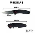 Canivete Xingu Metal Cabo De Alumínio Xv3453 Compacto Bolso