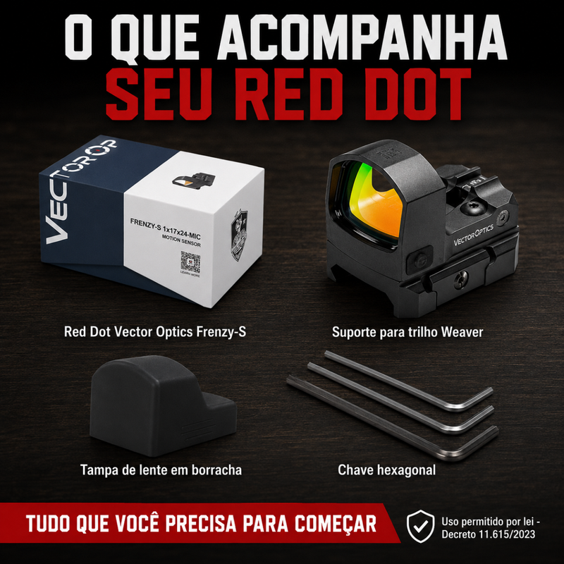 Red Dot Frenzy-S 1x17x24 Sensor Automatic Vector Optics