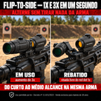 Kit Red Dot Maverick 1x22 + Magnifier 3x26 Vector Optics