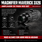 MAGNIFIER VECTOR, MAVERICK 3X26 REF SCMF-10K