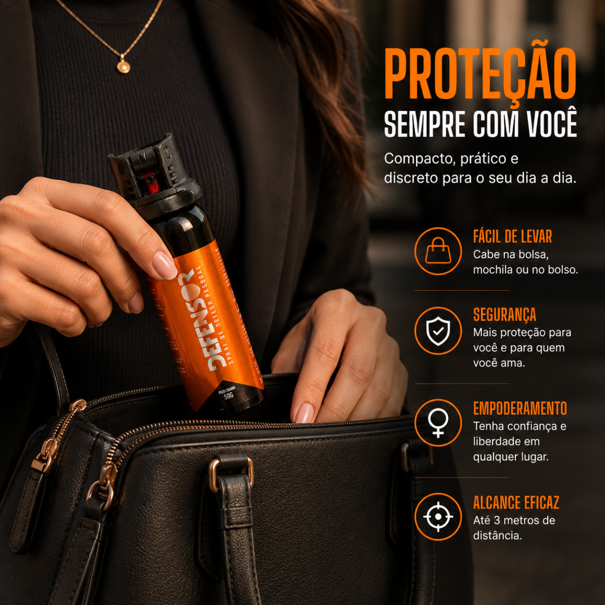 Spray Pimenta Condor Defensor Extra Forte Defesa Pessoal 50g