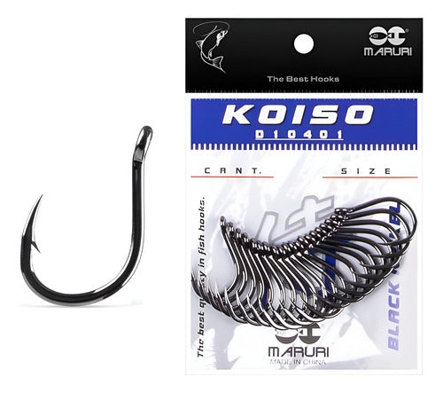 Anzol Koiso No16 Aço Carbono C/ 20 Unidades - Maruri