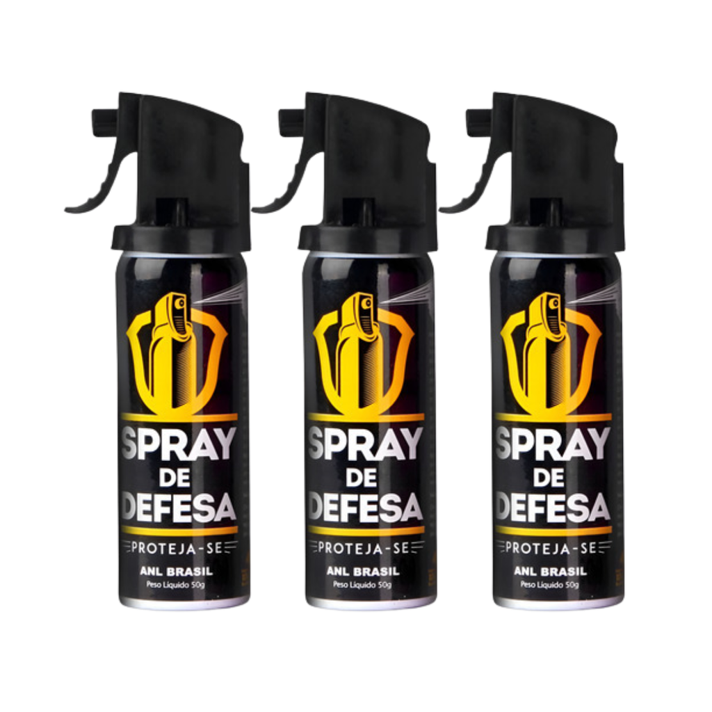 Kit 3 Spray Defesa Pessoal Anl Brasil Gengibre Guardião 50g