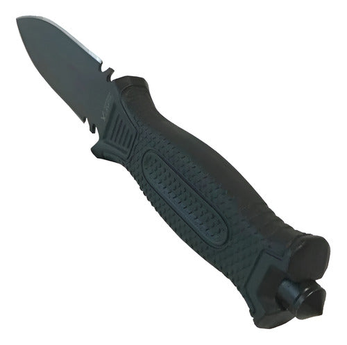 Faca Adaga Esportiva Xingu Xv3438 Com Bainha Pesca Esportiva Preto