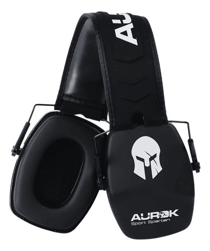 Abafador De Ruídos Aurok Spartan 25db Sport Preto Ajustável