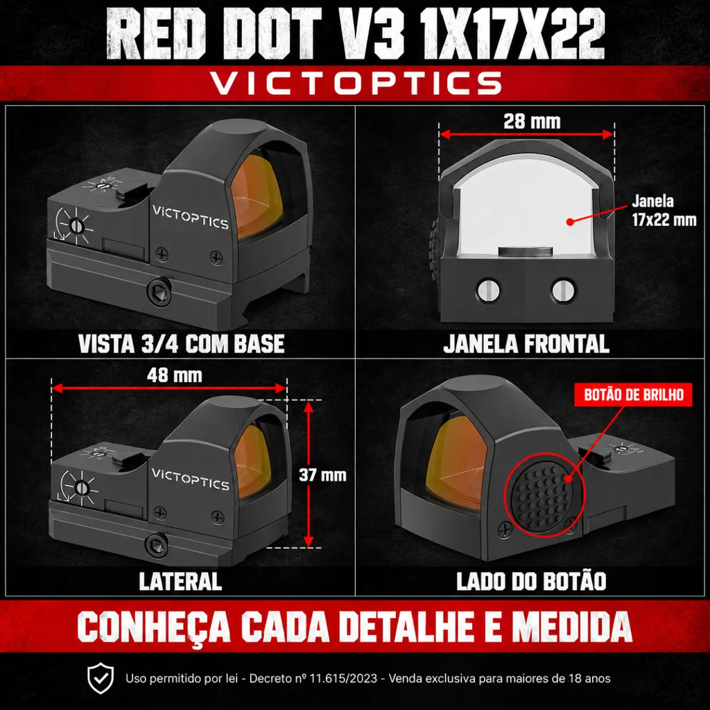 Mira Red Dot Victoptics 1x22 SPX  Vector  22mm RDSL-16