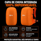 Mochila Camping Trilha Attack Air X 30L Capa de Chuva Ntk