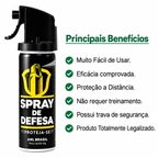Spray Defesa Pessoal Gengibre 50g 20 Disparos Liberado