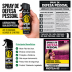 Spray Defesa Pessoal Gengibre 50g 20 Disparos Liberado