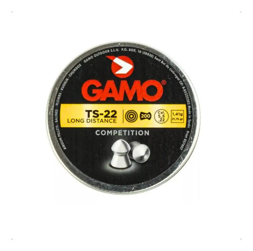 Chumbinho Gamo Ts-22 Longa Distancia Competition 5,5mm 200un