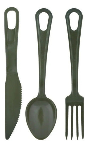 Talheres Articulados 100% Polímero Verde Militar Legendários