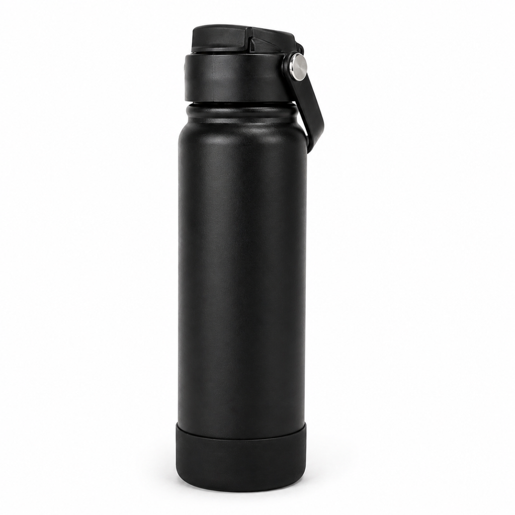 Garrafa Térmica Bravor Mountain 600ml Inox Tampa Flip Esporte