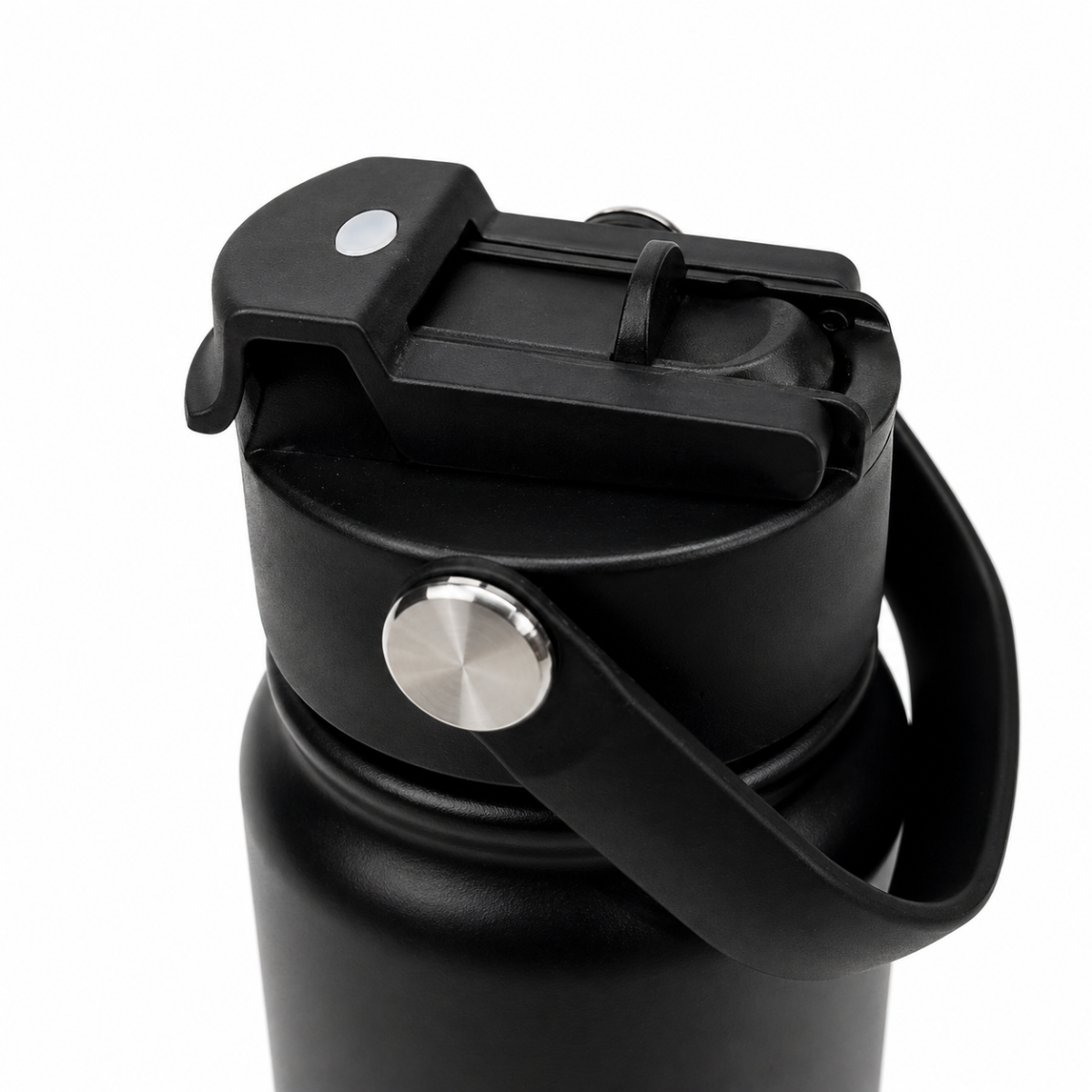 Garrafa Térmica Bravor Mountain 600ml Inox Tampa Flip Esporte