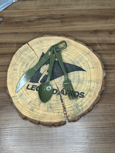 Talheres Articulados 100% Polímero Verde Militar Legendários