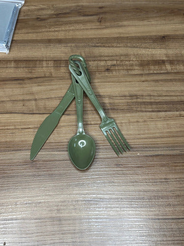 Talheres Articulados 100% Polímero Verde Militar Legendários