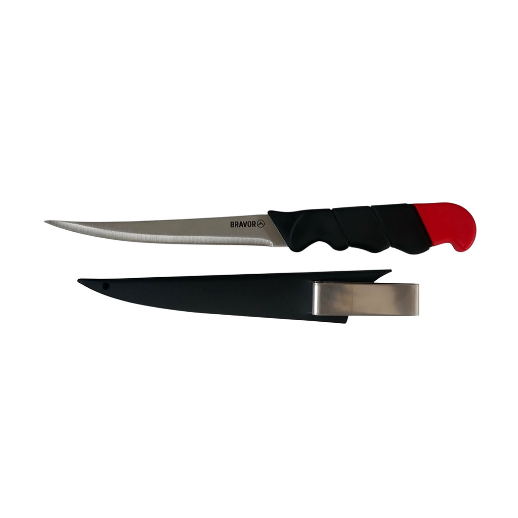 Faca De Filetar Peixes sushi churrasco Bravor Flutuante 26cm