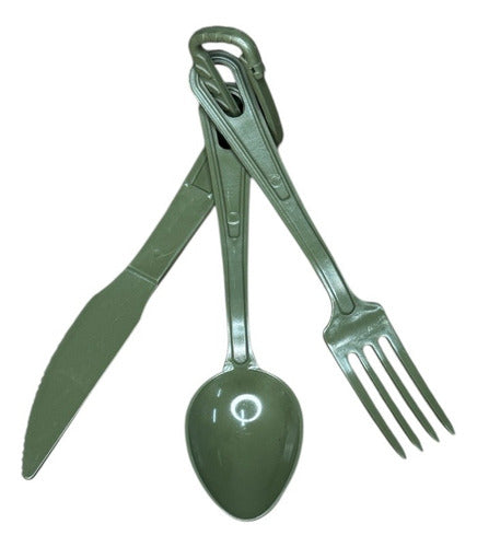 Talheres Articulados 100% Polímero Verde Militar Legendários