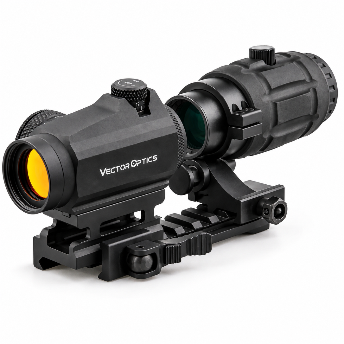 Kit Red Dot Maverick 1x22 + Magnifier 3x26 Vector Optics