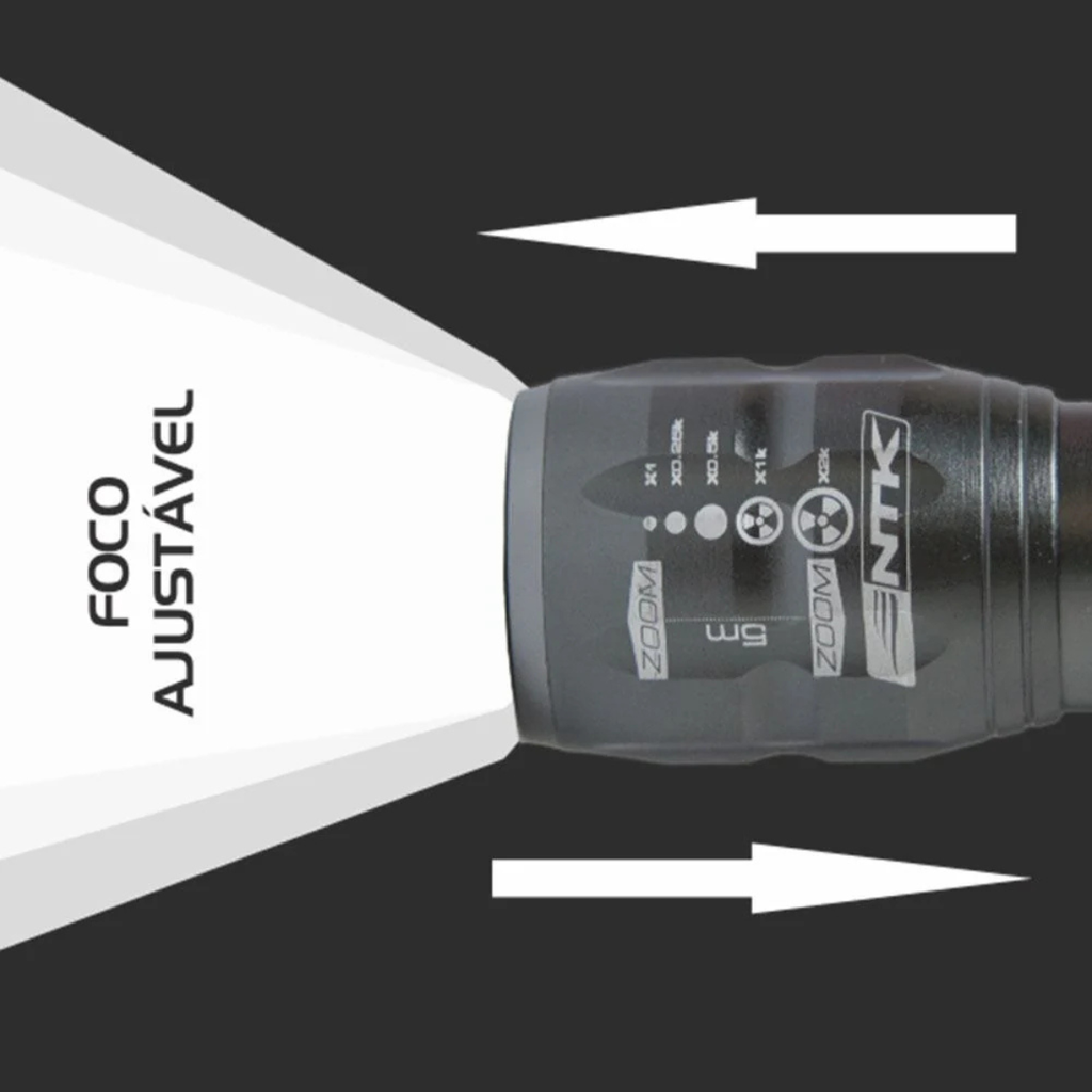 Lanterna De Mão Spectra 100 Lúmens Foco Ajustável Nautika