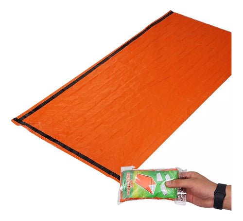 Saco De Dormir Aluminizado Manta Cobertor Térmica Legendário