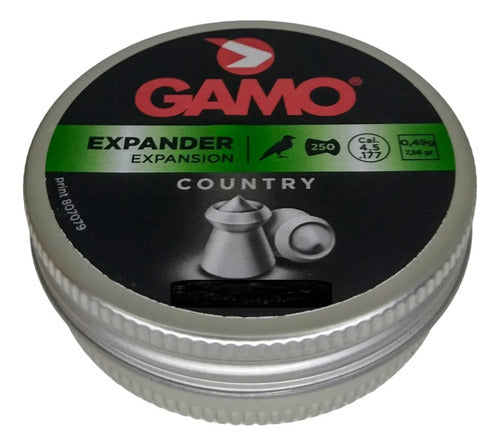 Chumbinho Gamo Expander Expansion 4.5mm 250 Unidades 0,49 Gramas