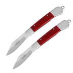 Kit com 02 Canivetes Xingu Xv3284 17,5cm - Cabo Madeira
