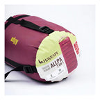 Saco De Dormir Allpa 2 Em 1 Vira Cobertor 220x70cm - Hawapi Cor Vinho Localização Do Zíper Direita