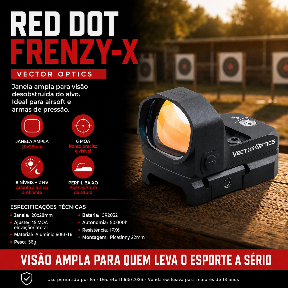 Red Dot Vector Frenzy X 1x20x28 6moa Competitivo Digital